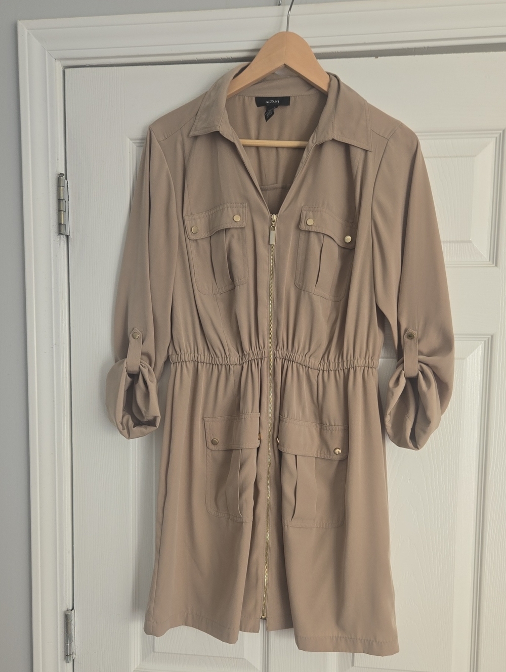 Alfani Size 10 Gold Dress